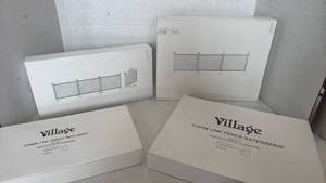 lot 1058 image: Department 56 Village Chain Link Fence Extensions