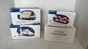 lot 1059 image: Department 56 Snow Village Vehicle Collection