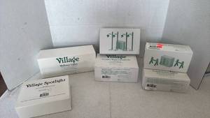 lot 1065 image: Department 56 Village Accessories Light Set Collection