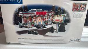 lot 1082 image: Department 56 Snow Village Shellys diner