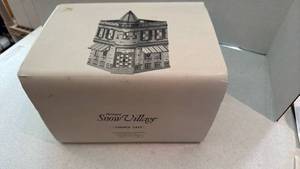 lot 1113 image: Department 56 Snow Village Corner Cafe Building