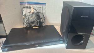 lot 1131 image: Panasonic blu ray disc home theater sound system