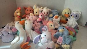 lot 1133 image: Precious moments stuffed animals