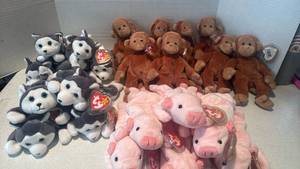 lot 1151 image: TY beanie babies