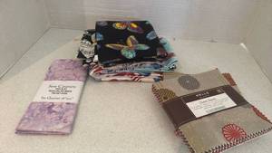 lot 1225 image: Charm square fabric and more