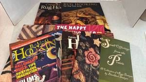 lot 1232 image: Rug Hooking and Craft Book Collection