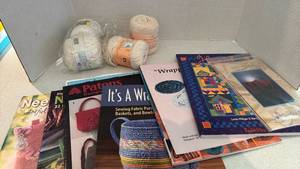 lot 1233 image: Yarn and project magazines