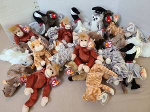 lot 1600 image: Ty beanies