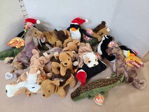 lot 1602 image: Ty beanies