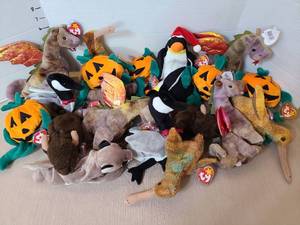 lot 1604 image: Ty beanies