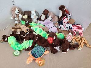 lot 1610 image: Ty beanies