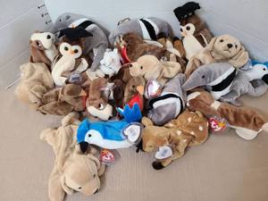 lot 1615 image: Ty beanies