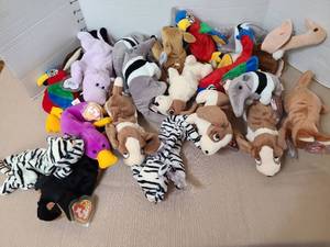 lot 1617 image: Ty beanies