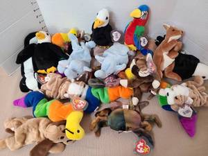 lot 1620 image: Ty beanies