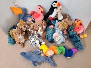 lot 1624 image: Ty beanies