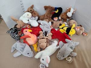 lot 1644 image: Ty beanies