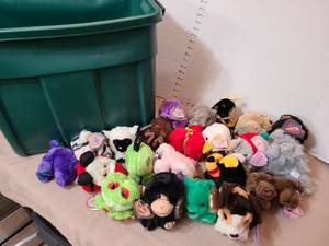 lot 3006 image: Puffkins in cracked tote