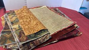 lot 3120 image: Upholstery samples