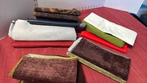 lot 3125 image: Upholstery samples