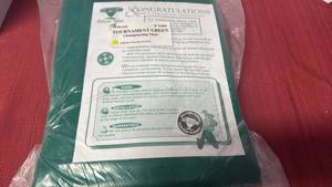 lot 3215 image: Championship Titan Tournament Green 8 foot Pool Table Cloth