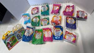 lot 3420 image: TY beanie babies McDonalds Happy Meal toys with box