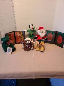 lot 7042 image: Stuffed animals and stained glass poetry endearments