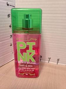 lot 7055 image: Pink by Victorias Secret, half full