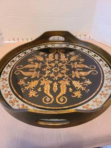 lot 7070 image: Marrakech serving tray, 18in diam.