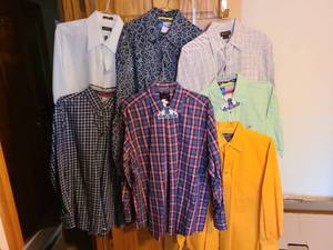 lot 7139 image: George Strait and other mens shirts, L, XL