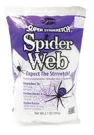 lot 18228 image: Fun World Super Stretch Spider Web - 24 Ct