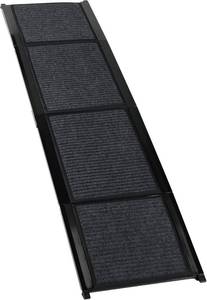 lot 2119 image: Dog Ramp for Car 65X17.2 Large Folding Pet Stair Ramps for Truck, SUV, with Non-Slip Surface, Up to 250LBS, Outdoor Dog Car Ramp for Medium & Large Dogs, Portable Pet Steps