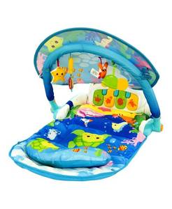 lot 2131 image: Magic Lights and Musical Play Gym - Blue