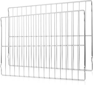 lot 3173 image: Upgraded 2-Pack Oven Racks 316496201 for Frigidaire Kenmore Range Stove 24.17 x 16 inch - Replaces 316496202 316496207 AP4040129 PS1765356, Stainless Steel
