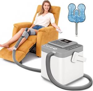 lot 3185 image: $150 KETFIY Cold Therapy Machine,Programmable Timer Knee Ice Machine with Silent Pump,Knee Replacement System for Cryotherapy Pain Sports Injuries,Ice Therapy AnkleLegShoulderBackHip