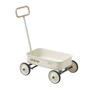 lot 3231 image: PULA-Wild 2-in-1 Kids Pull-Along Wagon Toddlers Push Walker for 2.5-8 Adjustable Handlebar, Birthday Gifts Max Weight 33 lbs (White)