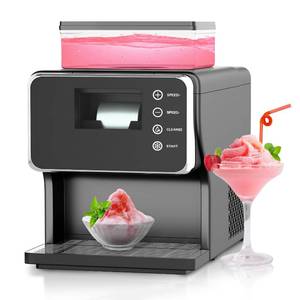 lot 3239 image: Shaved Ice Machine with Rapid Cooling, Portable Ice Cream Maker, Food-Grade Stainless Steel Material, Adjustable Speed Snowflake Ice Maker for Home, Party, School, Commercial Use & Church Events