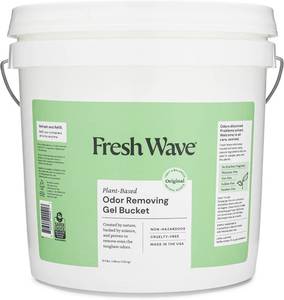 lot 3242 image: $140 Fresh Wave Odor Removing Gel Bucket, 15.5 lb. (248 oz.), Original Scent Refill - Odor Absorbers for Home, Safer Odor Relief, Natural Plant-Based Odor Eliminator, For Cooking, Trash & Pets