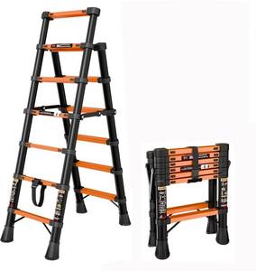 lot 3264 image: $110 6 Step Ladder,Folding Step Stool with Safety handrail,Wide Anti-Slip Pedal,Thick Rubber Feet,Lightweight Heavy Duty Foldable & Portable,330 lbs Capacity Step Tool for Home,Black