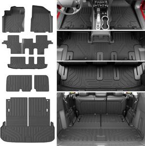 lot 3270 image: $160 7 Seats Floor Mat Compatible with 2013-2020 Nissan Pathfinder Cargo Mat Floor Liner 14-20 Infiniti QX60 13 JX35 2nd Backrest Trunk Liner Replacement for 2013-2020 Nissan Pathfinder Accessories