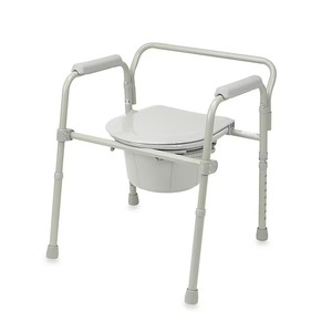 lot 3274 image: Drive Medical Folding Steel Commode