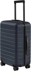 lot 3276 image: $275 Away Carry-On Luggage, Lightweight Hardside Suitcase with Spinner Wheels, 22 Inch Airline Approved, TSA Lock, Navy Blue