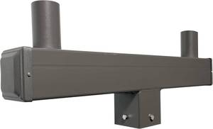 lot 3285 image: 180 Degree Double Square Bullhorn Bracket for 2 Lights, Mounting Bracket with Square Pole,Double Tenons in 2 38 inch Slip Fitter Light, for Parking Lot Light and Outdoor Lighting fixtures