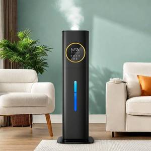 lot 4230 image: Humidifiers for Bedroom, 2.1Gal8L Humidifier large room with Essential Oil Diffuser, Top Fill Whole House Cool Mist Humidifiers for Plants Baby Kids Adults(Black)