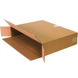 lot 5125 image: Side Loading Corrugated Cardboard Boxes, 12 x 4 x 9, for Shipping, Packing, Moving or Storage, Kraft (Pack of 25)