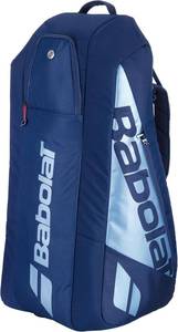 lot 5175 image: $117 Babolat Pure Drive Racquet Holder 6-Pack 11th Gen Tennis Bag (Navy Blue)