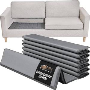 lot 5192 image: GORILLA GRIP Heavy Duty Couch Cushion Support Board to Fix Sagging Sofas, 21.5 x 78 Oversized Sofa, Thick Plywood Boards Add Strong Seat Supports, Stay in Place Replacement Stuffing Under Couches Grey