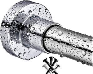 lot 5196 image: BRIOFOX Shower Curtain Rod 43-73 Inches, Rustproof and Non-Slip Spring Tension Rod for Window or Bathroom, Polished 304 Stainless Steel