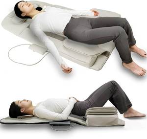 lot 5199 image: $185 Full Body Stretching Massage Mat with Airbags. 3D Lumbar Traction - Neck, Back, Waist, Hip Relaxation & Pain Relief. Back Heating Massager Pad, Foldable & Portable.