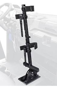lot 5203 image: StarknightMT UTV Gun Holder UTV Gun Rack Stand Up Gun Mount Compatible with Polaris Ranger RZR Golf Cart General Defender Pioneer Teryx Mule UTV