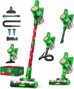 lot 5206 image: Cordless Vacuum Cleaner, 46Kpa500W55Mins Vacuum Cleaners for Home, Self-Standing Stick Vacuum, LED Display & Anti-Tangle, Lightweight Rechargeable Vacuum for Carpet, Floor